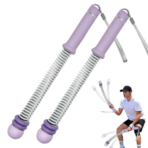 Weighted Ropeless Battle Ropes, Heavy Duty Portable Cordless Battle Ropes for Home Gym, Exercise Ropes for Strength Building, Cardio Fitness, Workout Equipment for Low-Impact Workout Purple - color: Purple