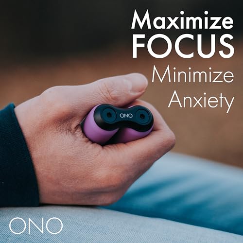ONO Roller - Handheld Fidget Toy for Adults | Help Relieve Stress, Anxiety, Tension | Promotes Focus, Clarity | Compact, Portable Design (Purple, Full Size - ABS Plastic) - size: Full Size, style: ABS Plastic - Purple