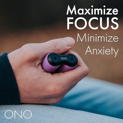 ONO Roller - Handheld Fidget Toy for Adults | Help Relieve Stress, Anxiety, Tension | Promotes Focus, Clarity | Compact, Portable Design (Purple, Full Size - ABS Plastic) - size: Full Size, style: ABS Plastic - Purple