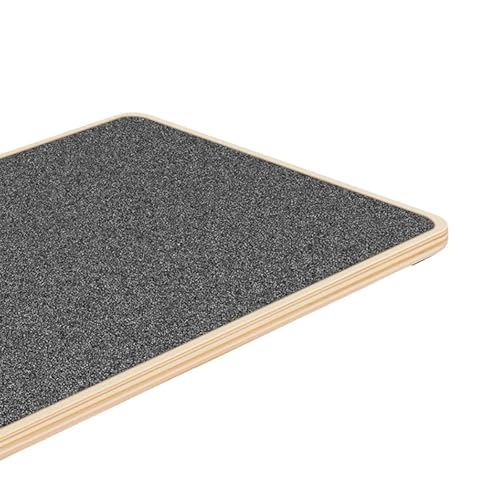 Balance Board Wobble Board Yoga Training Board Exercise Board Core Training Board Sturdy Wooden Construction Anti Slip Roller Design Suitable for