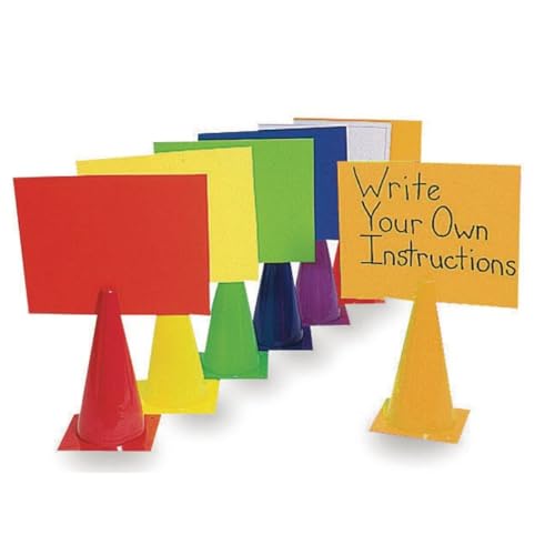 2-in-1 Message Cones 12", 12in (Set of 6)