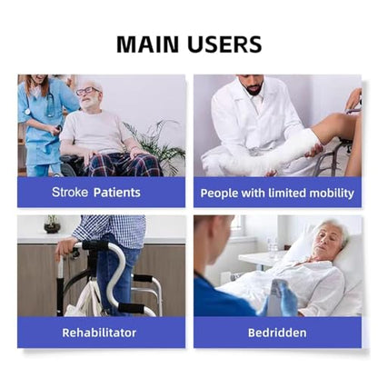 Leg Lifter Strap & Stretching Aid for Stroke Recovery, Hands-Free Physical Therapy Band for Elderly & Bedridden, Leg Rehabilitation Equipment for Knee Hip Surgery & Foot Drop (1 Foot) - color: 1 Foot