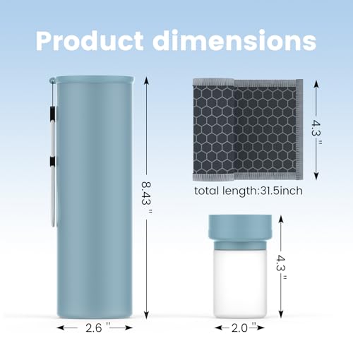 Cooling Station 3-in-1 Portable Kit: Insulated Stainless Steel Bottle with Reusable Ice Bag & Cooling Towel for Yoga, Running, Gym, Fitness, Workout, Camping & Sports