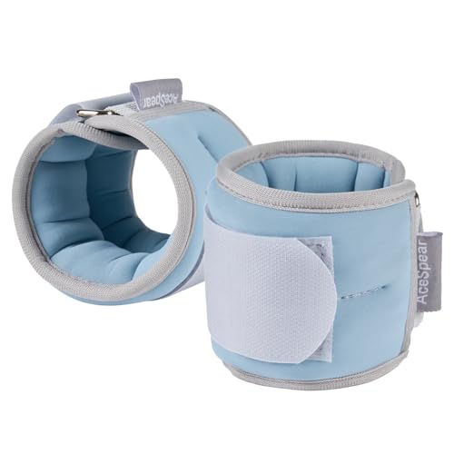 Ankle Weights Sets for Men Women Kids 1lb 2lb 3lb 4lb 5lb Leg Weights Arm Wrist Weights Gym for Foot Exercise Training Workout Walking Jogging Yoga - color: Ocean/Slate, size: 4 lbs x 2