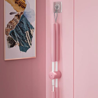 Back Stretcher Stick, Full Frame Mobility Pole, Range Control Using Support Bar, Controlled Movement Conditioning Device, Rehab Pole with T Shape, Training Gear for Sports Studios - color: rose