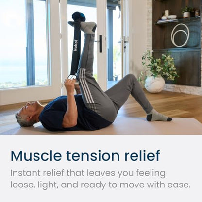 MyoSphere Vibration Massage Ball for Deep Tissue Stimulation, Muscle Tension Relief and Stress Reduction | Your Portable Deep Tissue Therapist | Space Black | 1.5lb