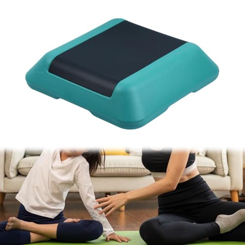 Aerobic Fitness Stepper Adjustable Exercise Step Platform Lightweight Home Gym Nonslip Textured Surface Equipment Portable Bench Suitable for Cardio