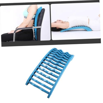 Didiseaon Back Massager Spine for Lumbar Support Sky-Blue Relax for Spine Pain Relief Durable Material for Back Straightening and Stretching