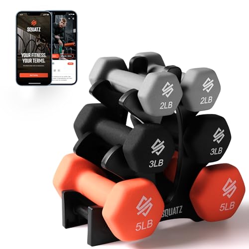 Squatz Adjustable Dumbbell Set 70-140LB Adjustable Dumbbells For Home Gym, Anti-Slip Handle With Heavy‑Duty Plates, Exercise Fitness Dumbbells For Home Gym Strength & Weight Training - size: 20 lbs Fixed