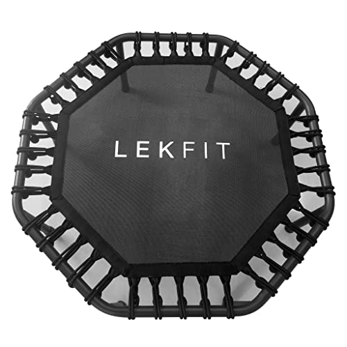 Official LEKFIT 42" Octagon Fitness Rebounder with Screw-in Legs and Bungee Cords