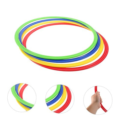 Speed Agility Rings for Football Basketball 4pcs Training Ring Set Enhance Coordination and Reaction Time