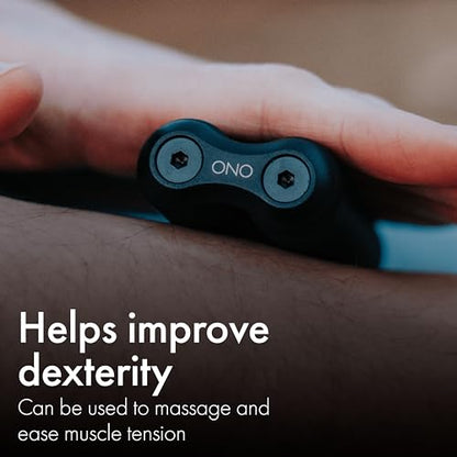 ONO Roller - Handheld Fidget Toy for Adults | Help Relieve Stress, Anxiety, Tension | Promotes Focus, Clarity | Compact, Portable Design (Black, Full Size - ABS Plastic) - size: Full Size, style: ABS Plastic - Black