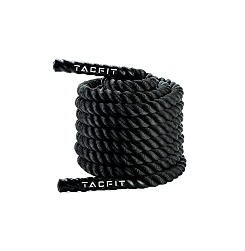 Battle Ropes 30FT for Home Gym Workout Equipment Training Rope Heavy Weighted Rope 30 Feet Professional Workout Battle Ropes Exercise Equipment Core Strength Training for Men Women