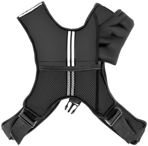 Weighted Vest for Men and Women 6Lb/8Lb/10Lb/12Lb/15Lb/20Lbs Adjustable Workout Vest for Strength Training, Running, Cardio, Rucking, Fitness & Cross Training
