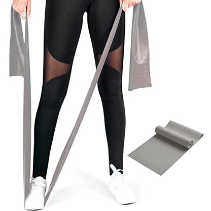 Resistance Bands, Elastic Exercise Bands for Home Workout, Physical Therapy, Recovery, Yoga, Pilates, Strength Training, Lightweight Fitness Band for Seniors, Adults, Pregnant Women