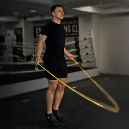 | Pro Boxing Rope 3.0 | 5.3mm Jump Rope Indoor/Outdoor Adjustable For Boxing | Ultra-Durable, Non-Kinking TPU-PVC blend/Unbreakable Handles | Adjustable | Skipping Rope