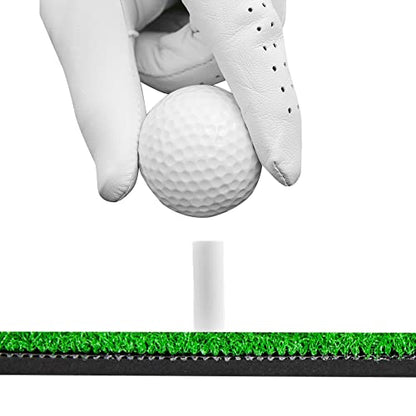 Scott Edward Golf Practice Tees 3/4/6 Pcs Packed Magnet Tee Rubber Tee Indoor and Outdoor for Driving Range and Practice Mat - color: 3 count white rubber tee