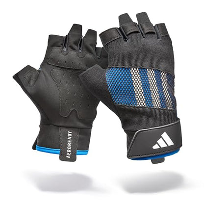 Adidas Performance Weightlifting Gloves, Fingerless Aeroready Workout Gloves - size: Small