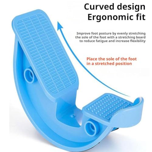 Calf Stretcher and Foot Rocker,Foot and Calf Stretching,Slant Board for Calf Stretching,Enhanced Ankle Flexibility,Durable with Non-Slip Surface,Strength Training Equipment Leg Machines - color: Black
