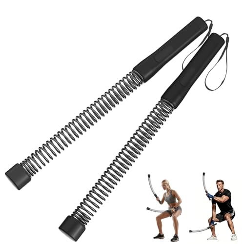Weighted Ropeless Battle Ropes for Home Gym, 2PCS Portable Cordless Battle Ropes for HIIT Workouts, Cardio & Muscle Training, Low-Impact Cardio Training, Full Body Exercise Equipment for Men & Women