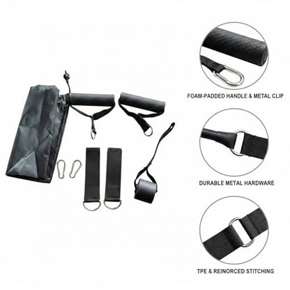11-Piece TPE Resistance Band Set with Handles, Door Anchor & Ankle Straps for Home Gym Strength Training