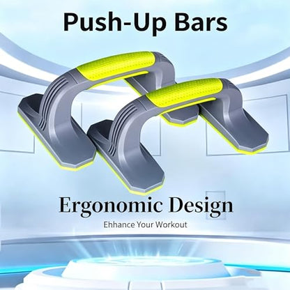 Push Up Bars Strength Training - Workout Stands With Ergonomic Push-up Bracket Board with Non-Slip Sturdy Structure Portable for Home Fitness Training, Push Up Stands Handle for Floor Workouts