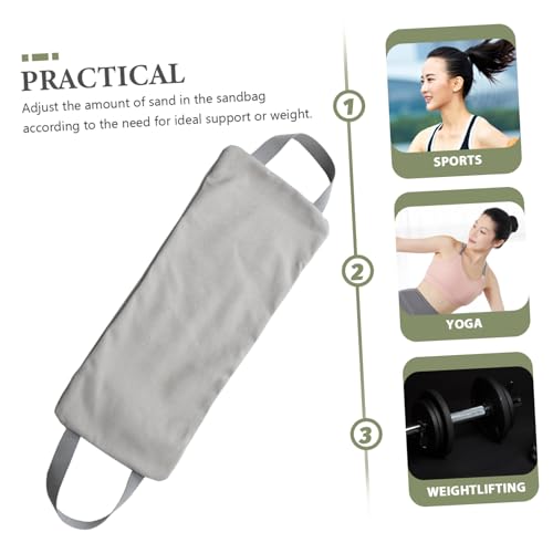 Canvas Arm Slimming Sandbag for Weight Training Adjustable Fitness Workout Sandbag with Handles for Yoga and Strength Training