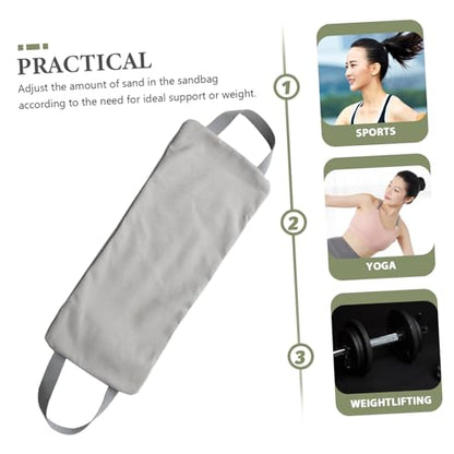 Canvas Arm Slimming Sandbag for Weight Training Adjustable Fitness Workout Sandbag with Handles for Yoga and Strength Training