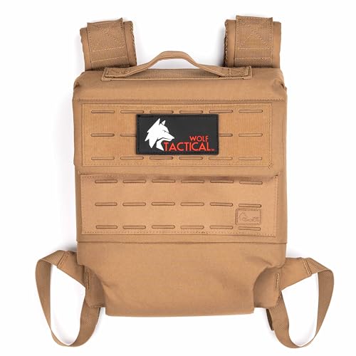 WOLF TACTICAL Weighted Backpack Rucking Backpack for Weight Plates Rucksack for Running Walking Strength Training