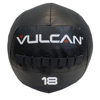 VULCAN Soft Medicine Ball – Durable High-Performance Weighted Exercise Ball for Core Workouts, Wall Ball Throws, Squats, and Partner Drills | Ideal for Home Gym and Functional Fitness Training - style: 8 lb Medicine Ball
