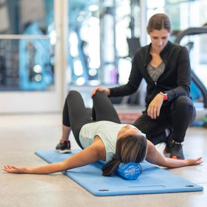 OPTP PRO-Roller Soft Density Foam Roller – Low Density Soft Foam Roller for Physical Therapy, Pilates, Yoga Foam Roll Exercises, and Muscle Recovery - Blue 36" x 4" - color: Blue 36" X 4"
