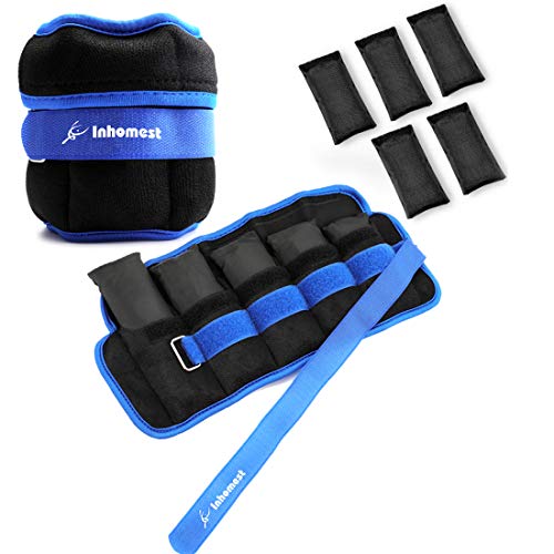 Adjustable Ankle Weights 1-5/10/12 Lbs Leg Weights for Men Women,Wrist Ankle Weights for Physical Therapy,Yoga Pilates,Workout,Walking,Jogging - color: Adjustable 12 Lb Set ( 6Lb Each) - Blue