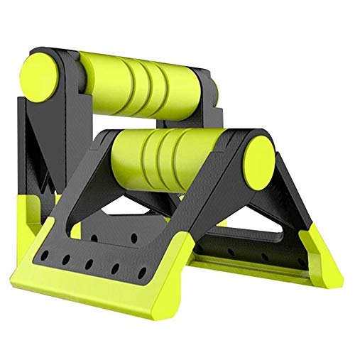 Push-up bracket-Fitness Equipment Push Up Bar, Folding Pushup Bracket with Nonslip Foam Handle Muscle Building Pipe Plug - color: Gray