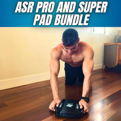 PRO Exerciser & Super Pad Bundle - 25 Exercises Professional Strength Model, Full Body Workout, Build Muscle, Sculpt, Shape, Strengthen Abs, Butt, Core, Legs & More