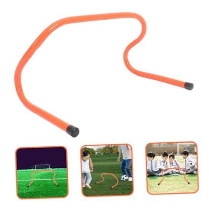4pcs Plastic Agility Hurdles 15cm Height Speed Training Equipment for Football Basketball Youth Sports Conditioning and Track Practice