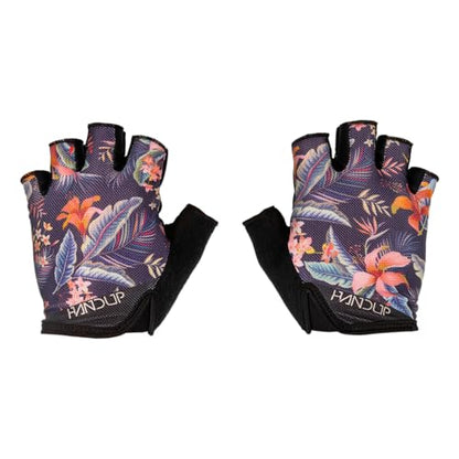 Shorties Half Finger Lightweight Anti-Slip Breathable Mountain Bike MTB Bicycle Enduro Downhill XC Cycling Motocross Unisex Gloves - color: Midnight in Maui, size: XX-Small
