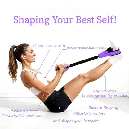 Multifunction Pedal Resistance Band with Handle,Tube/Petal/Foot/Full Body Resistance Bands with Handles,Multifunctional Foot Pedal Resistance Band,Leg Raise Straps.