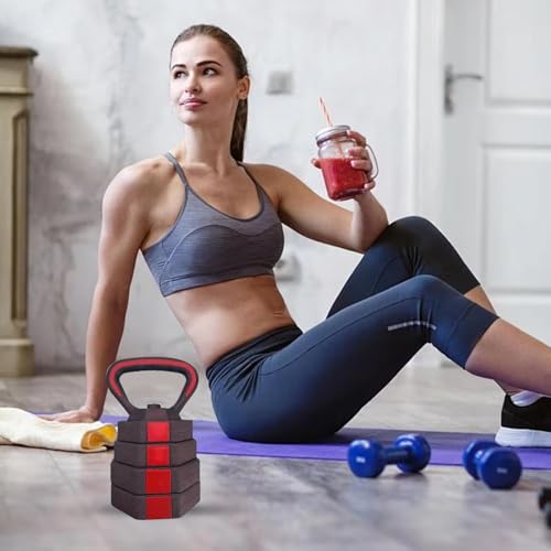 Adjustable Kettlebell Converter Handle Non-Slip Dumbbell Grip for Home Gym