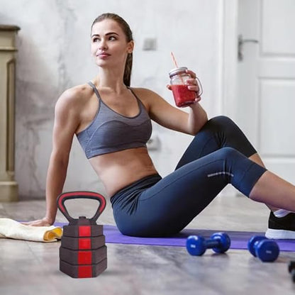 Adjustable Kettlebell Converter Handle Non-Slip Dumbbell Grip for Home Gym