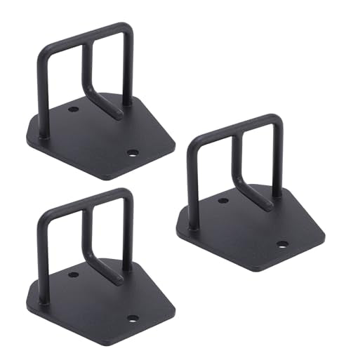 L Shaped Exercise Band Wall Anchor Heavy Duty Metal Mount for Home Gym Space Saving Workout Anchor with 300lbs Capacity