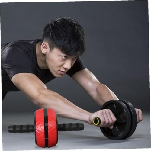 Silent Ab Roller Wheel for Core Strengthening Fitness Abdominal Muscle Trainer with Knee Mat Suitable for Men Women Beginners and Experts Home Gym Exercise Equipment