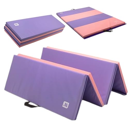 We Sell Mats Core Basic Personal Fitness & Exercise Mat - 2x6, 4x6, 4x8 - All Purpose Gym Mat for Home Workout, Yoga, Pilates, Stretches & Floor Exercises - color: Purple-Pink, size: 4' x 6' x 2"