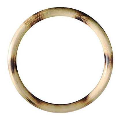 Wing Chun Ring Kung Fu Martial Arts Hand Strength Training Equipment Natural Wood Rattan Stainless Steel Ring for Exercise - color: Rattan 2