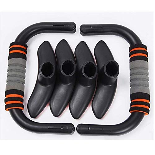 Push-up bracket-Perfect Muscle Push Up Pushup Bars Stands Handles Aid Equipment for Men and Women Pushups,Home Gym Fitness Exercise - color: Orange