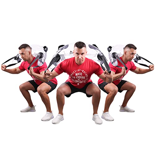 Aqua Bag Workout, Adjustable Training Bag and Power Bag with Water, Core and Balance Trainer, Portable Stability Fitness &Full Body Exercise Equipment for Weight