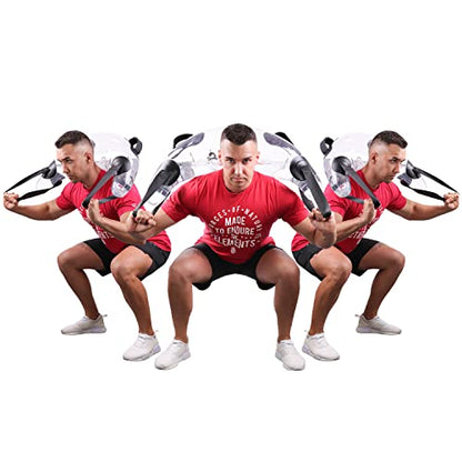 Aqua Bag Workout, Adjustable Training Bag and Power Bag with Water, Core and Balance Trainer, Portable Stability Fitness &Full Body Exercise Equipment for Weight