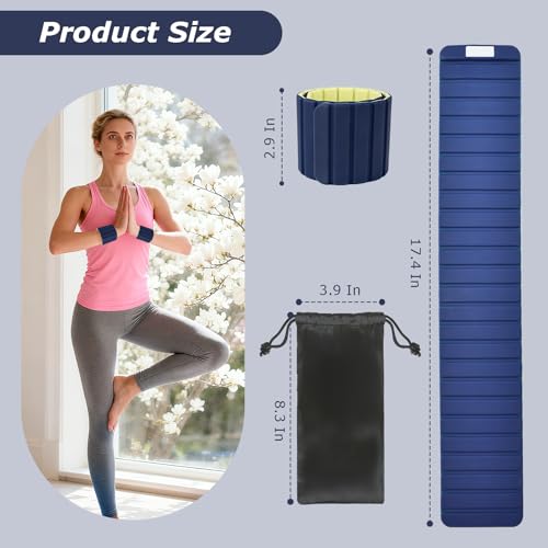 Magnetic Wrist Ankle Weights – Adjustable Ankle and Wrist Weights for Women & Men – 2 Pack (1LB Each) Stackable Magnetic Silicone Arm Bands Non-Slip, Waterproof, Easy Wear – Ideal for Pilates, Yoga, Running & Walking - color: Blue-Yellow