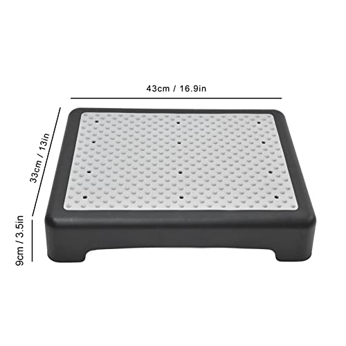 Anti Slip Half Step Stackable Elderly Mobility Step Stool for Household Garden Small Step Riser Platform