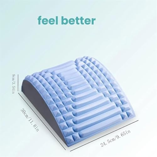 Acemend Back Stretcher, Acemend Refresh Back Stretcher for Sciatica, Back Stretcher for Lower Back Pain Relief (Blue) - color: Blue