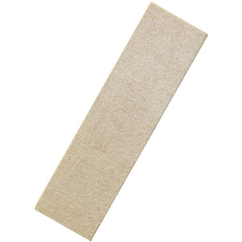 Super Sliders 2-1/2" x 9" XL Rectangle Reusable Felt Furniture Sliders for Hard Surfaces, Anti-Slip Protective Furniture Moving Pads for Beds, Sofas, Dressers, Set of 4, Beige - style: For Hardwood